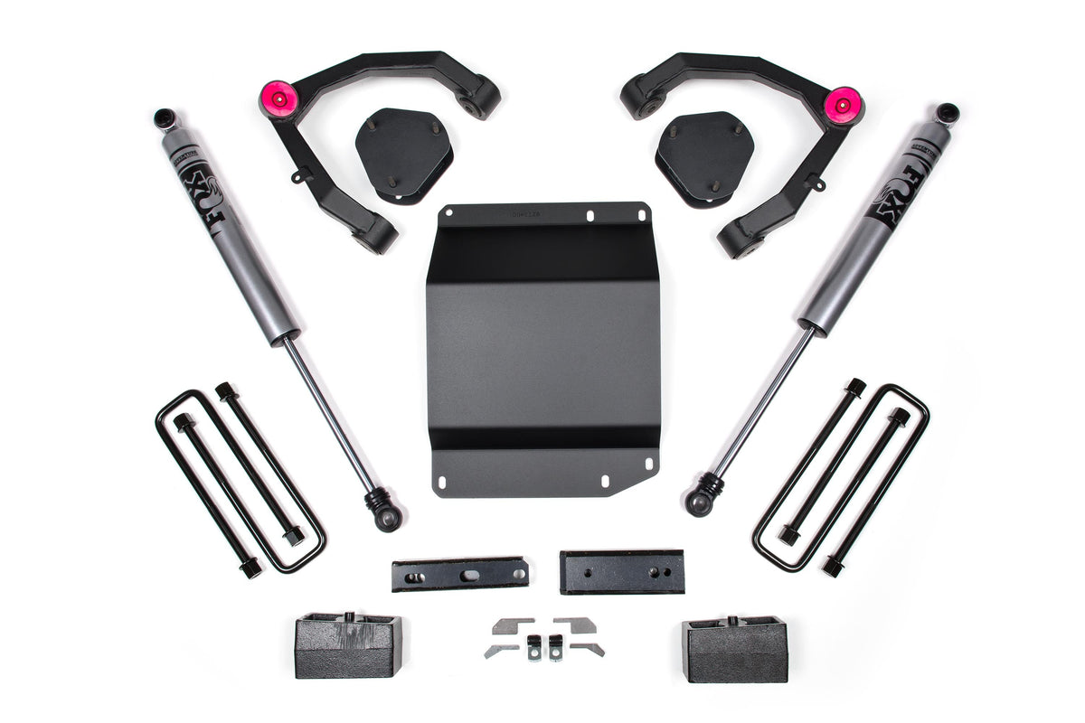 Zone Offroad 07-13 Chevy Silverado & GMC Sierra 1500 4WD 3.5 Inch Lift Kit - ZONC29F