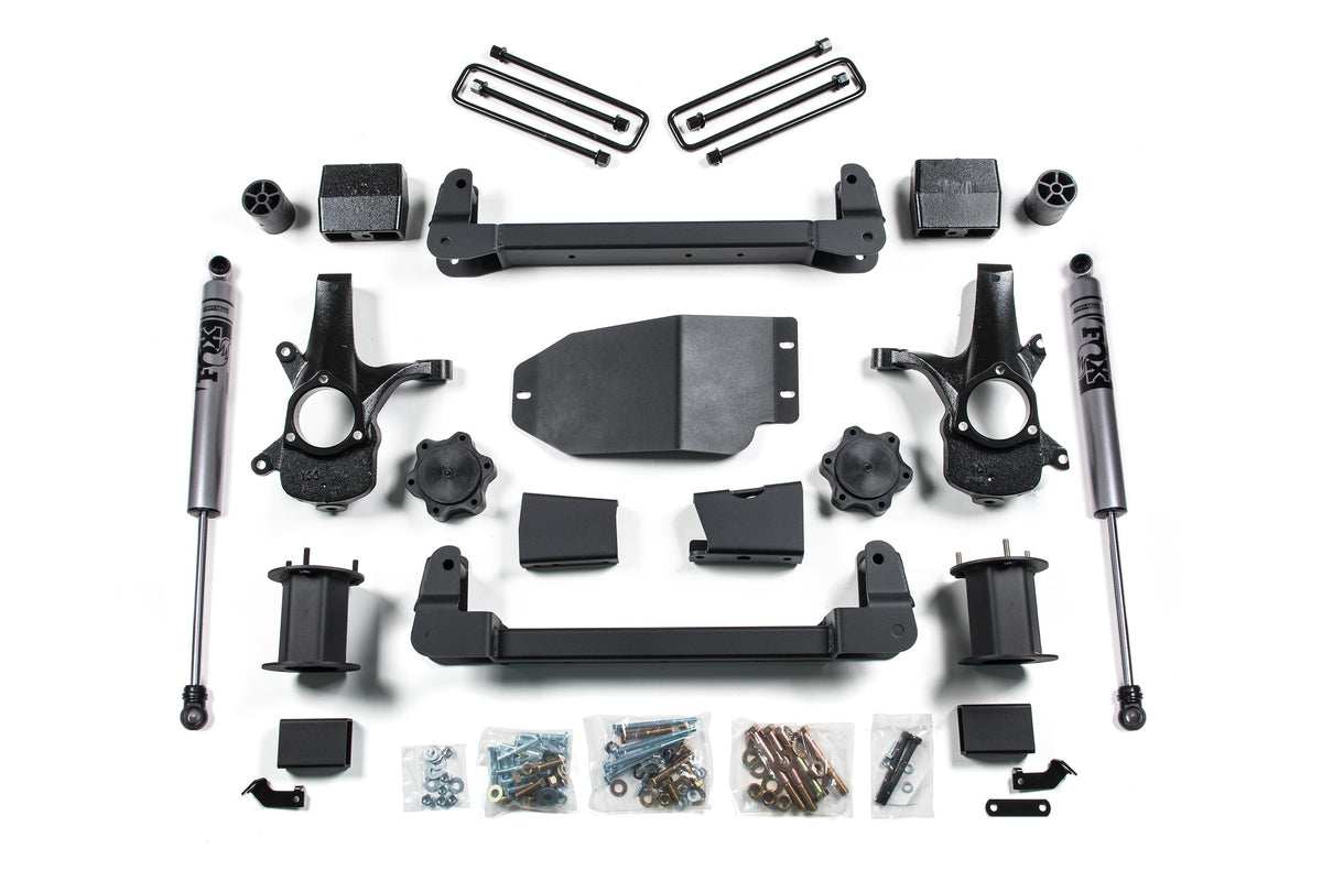 Zone Offroad 07-13 Chevy 1500 6.5in Lift System - Fox - ZONC40F