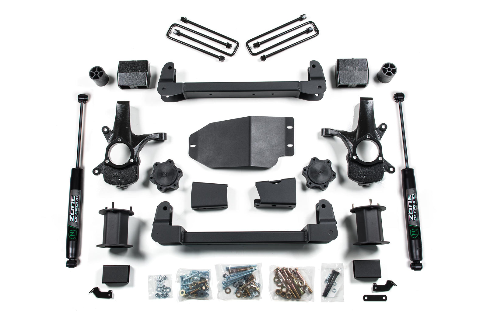 Zone Offroad 07-13 Chevy 1500 6.5in Lift System - ZONC40N