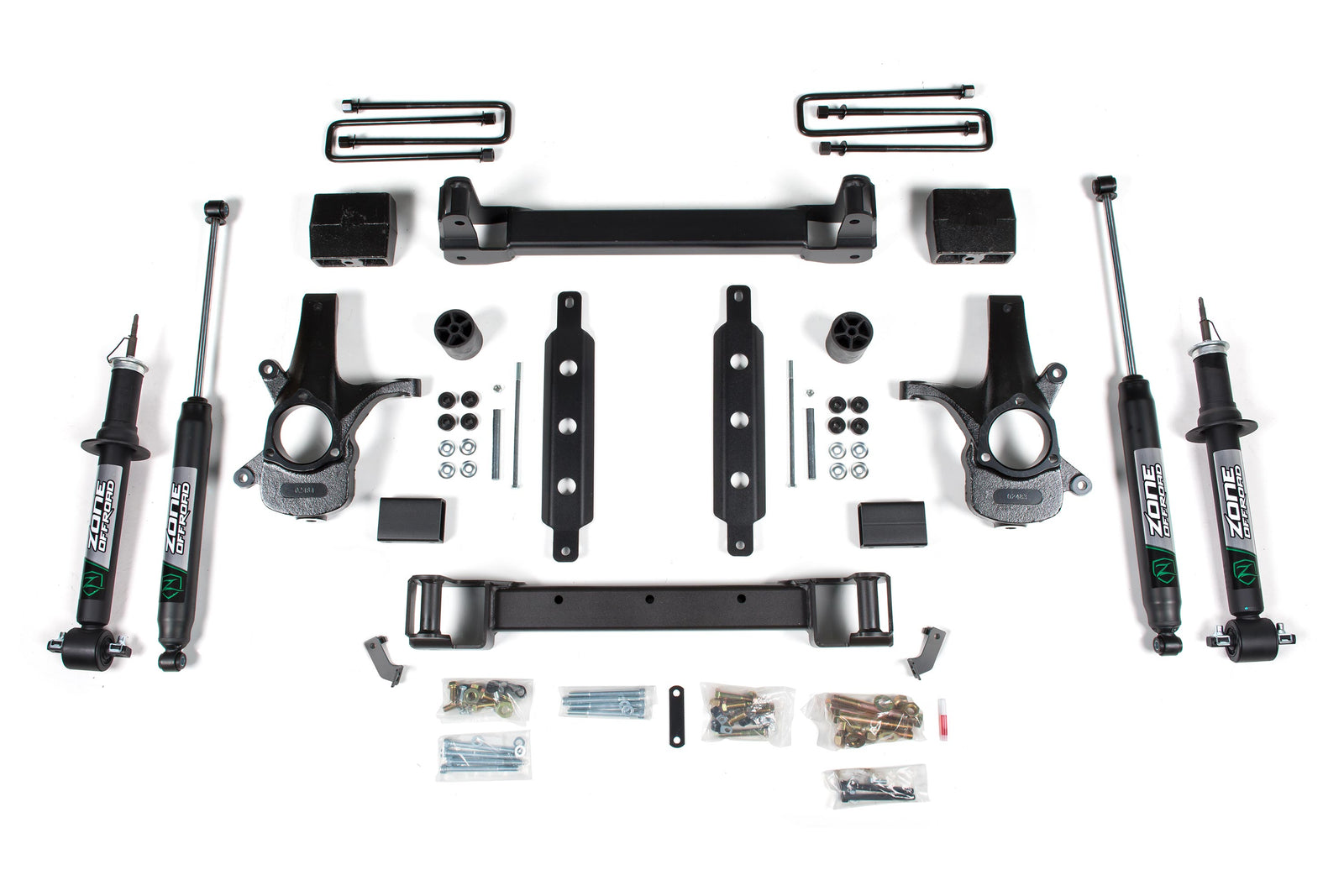 Zone Offroad 14-18 Chevy/GMC 1500 Silverado/Sierra 2WD 6.5in Strut - Cast Steel Arms - ZONC61N