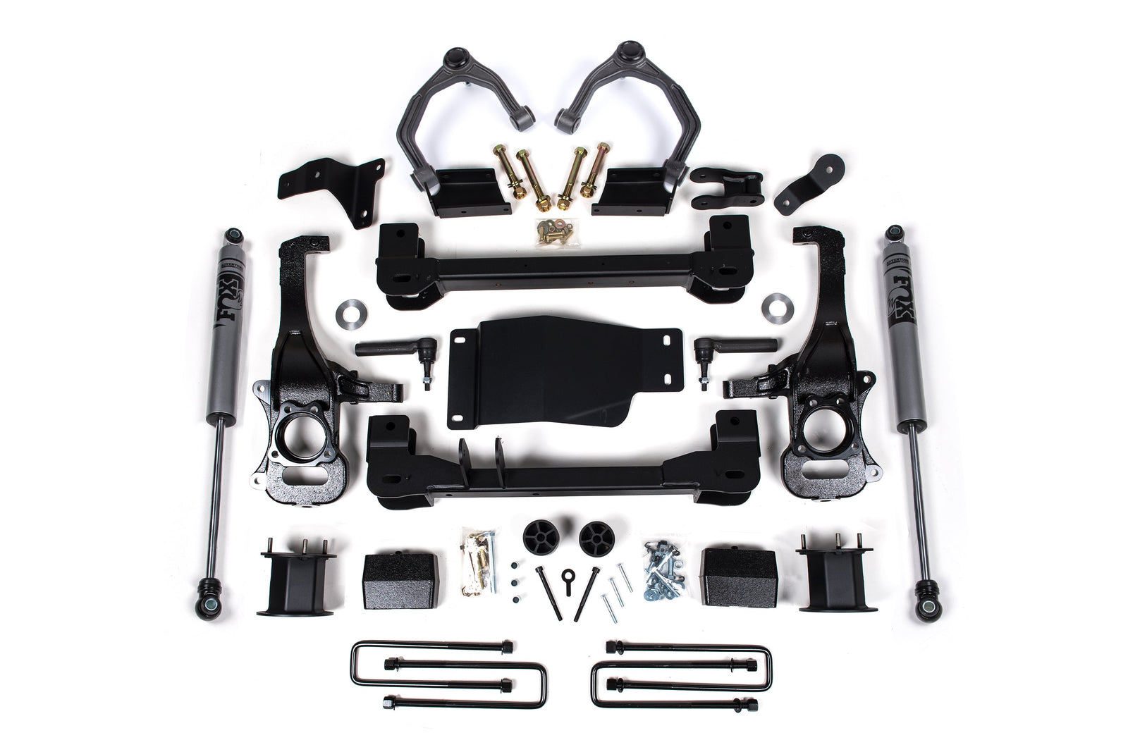 Zone Offroad 19-24 GM 1500 4in Suspension System w/ Fox 2.0 ADV Series Rear Shocks - ZONC67F