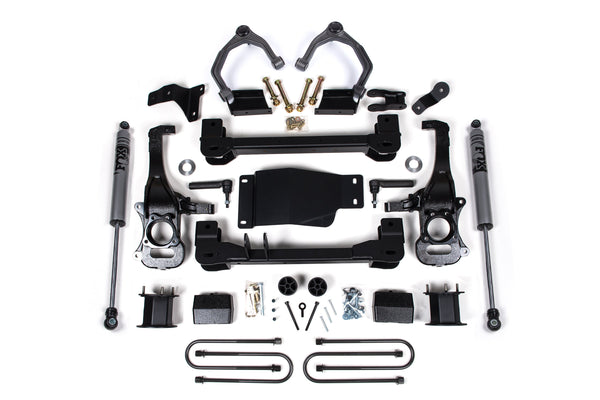 Zone Offroad 25-26 Chevy/GMC 1500 4wd 4i Suspension Lift Kit w/ Fox 2.0 ADV Series Shocks - ZONC79F