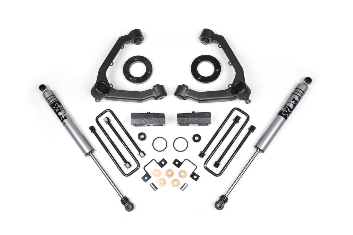 Zone Offroad 23-25 GM Colorado Trail Boss / GMC AT4 3in Adventure Series Lift Kit w/ 2.5in Rear Lift - ZONC84N