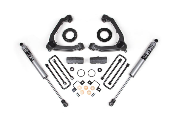 Zone Offroad 23-25 GM Colorado Trail Boss / GMC AT4 3in Adventure Series Lift Kit w/ 2.5in Rear Lift - ZONC84N