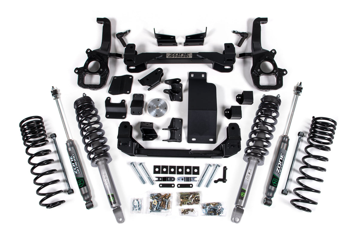Zone Offroad 20-21 Ram 1500 4WD 4in Front 3in Rear Suspension Lift System - ZOND99N