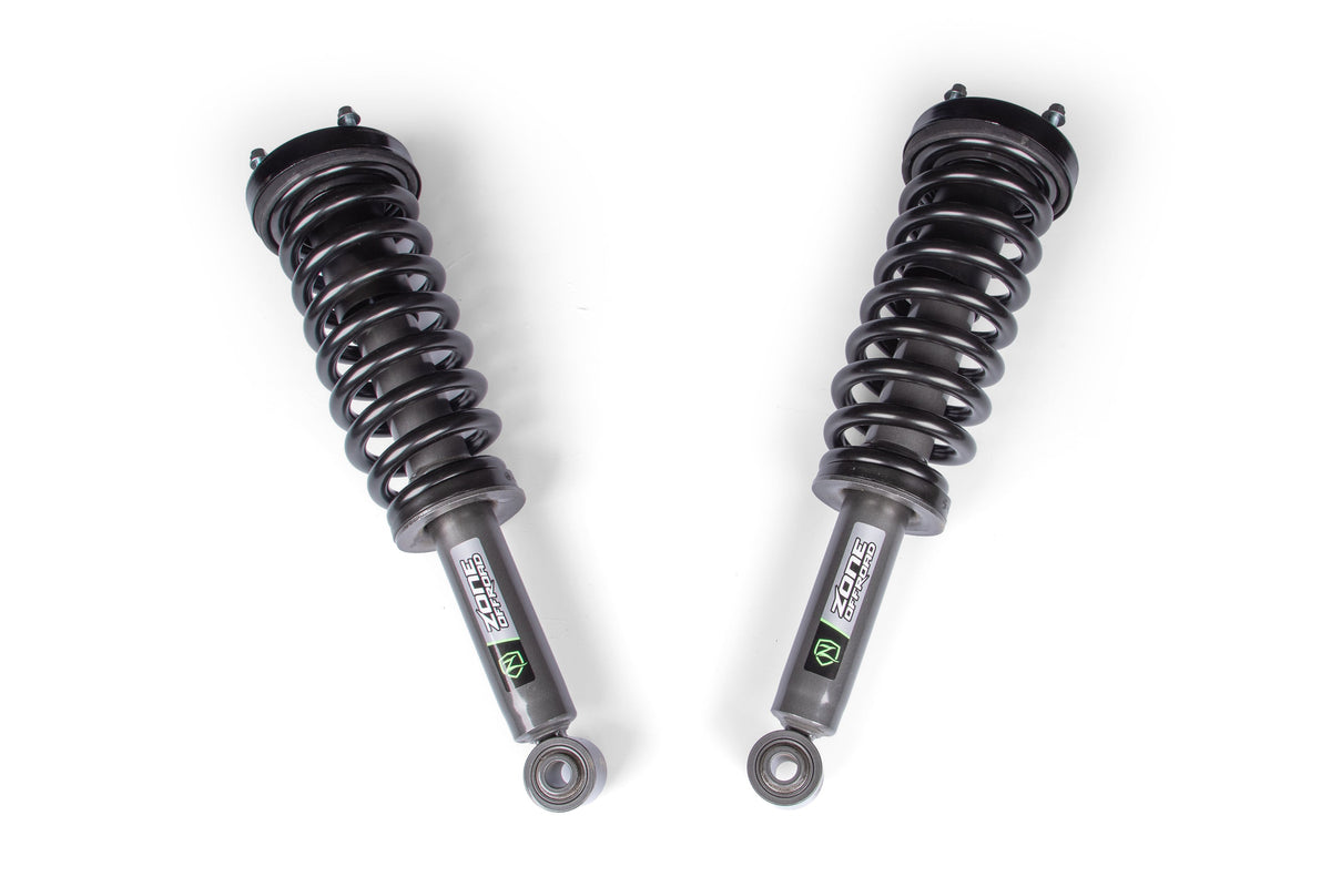 Zone Offroad 09-13 Ford F150 4WD 2in Leveling Kit / 0in Rear Lift - Nitro Loaded Struts - ZONF147LN