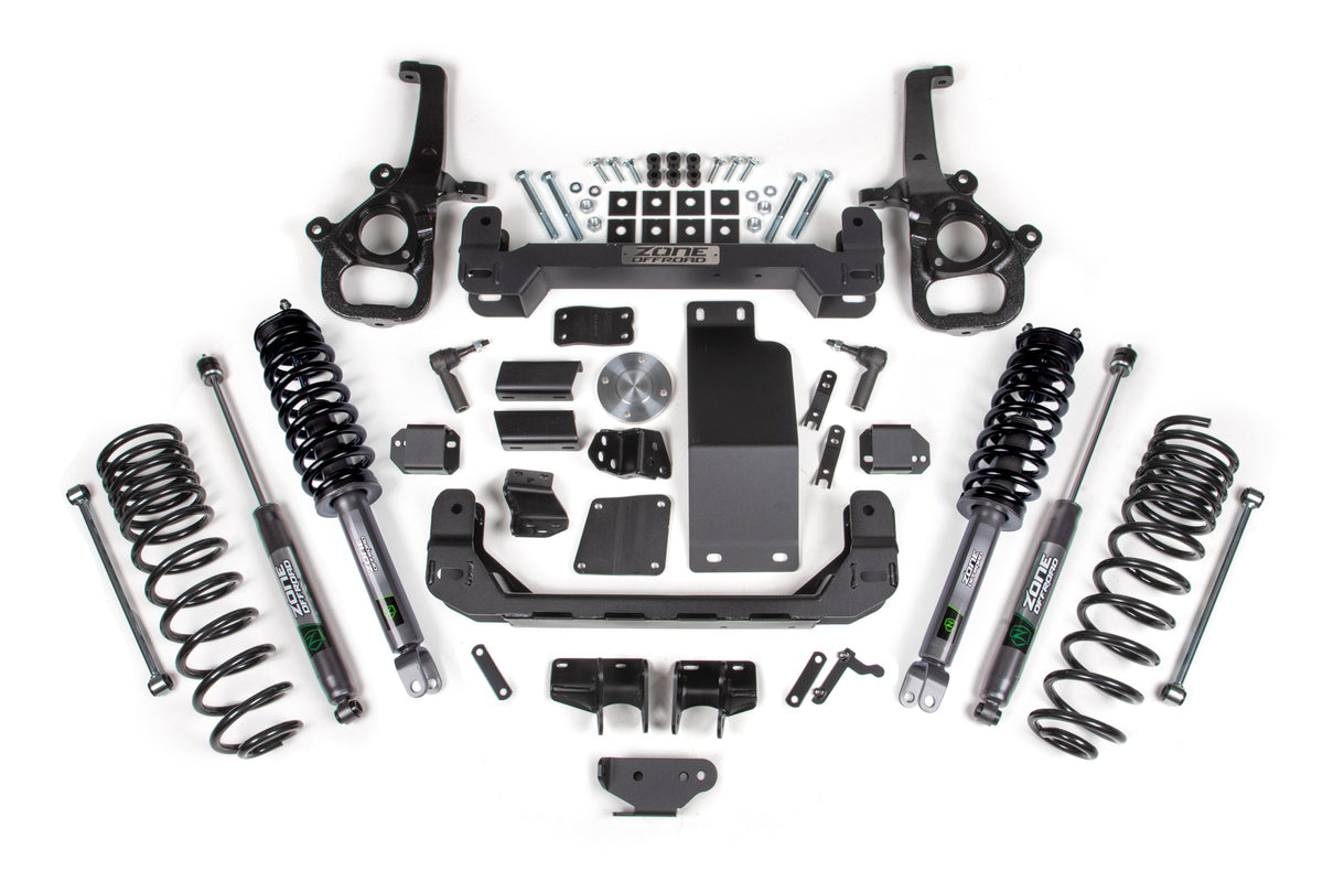 Zone Offroad 25-26 Ram 1500 4WD 6in Suspension Lift Kit w/ Nitro Loaded Struts & Nitro Shocks - ZOND149LN
