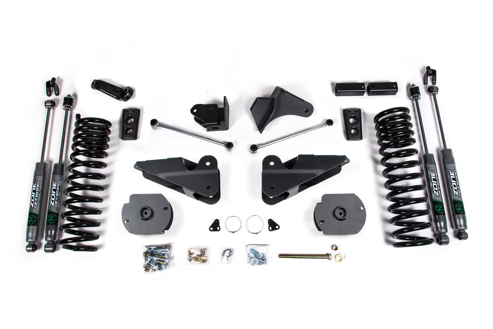 Zone Offroad 25-26 Ram 2500 4WD (Dsl) 4in Lift Kit / 2.5in Rear Lift / Spacer - Nitro Shocks - ZOND155N