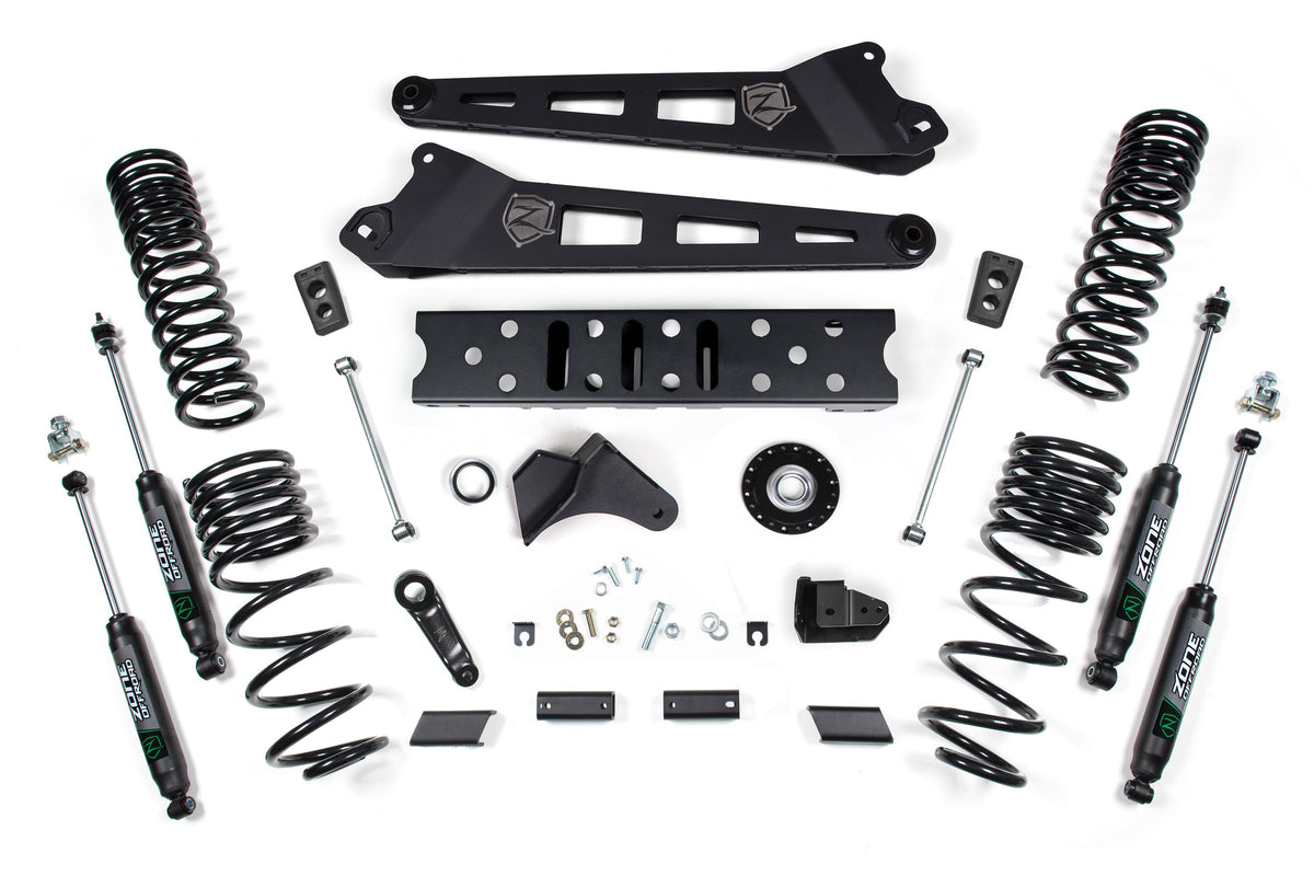 Zone Offroad 2025 Ram 2500 4WD (Dsl) 6.5in Radius Arm Lift Kit - Nitro Shocks - ZOND156N
