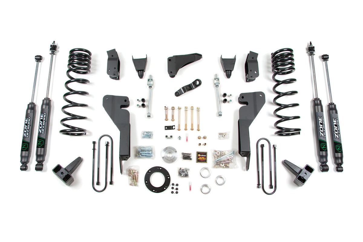 Zone Offroad 09-13 Dodge 2500 8in Suspension Lift Kit w/ Fox 2.0 Adventure Series Shocks - ZOND36F