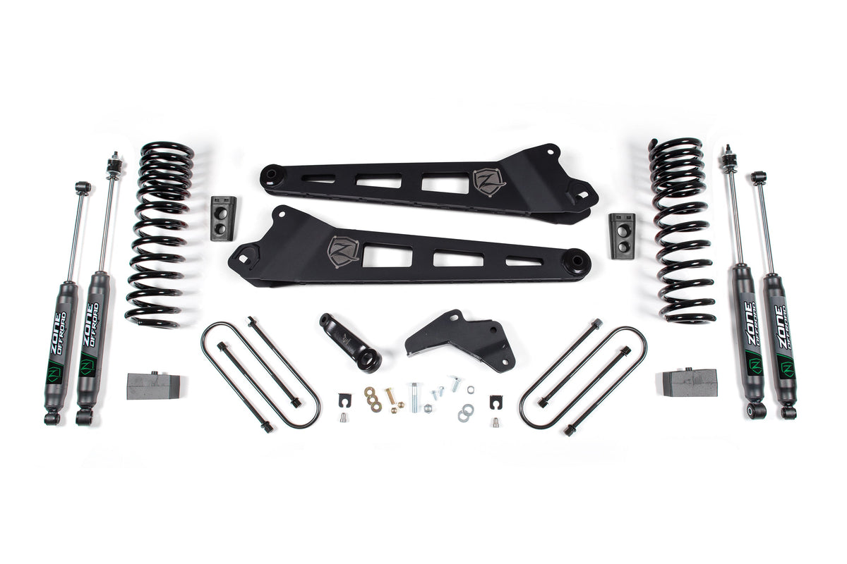 Zone Offroad 13-18 RAM 3500 4.5in Radius Arm Lift System w/ Fox 2.0 Adventure Series Shocks - ZOND136F