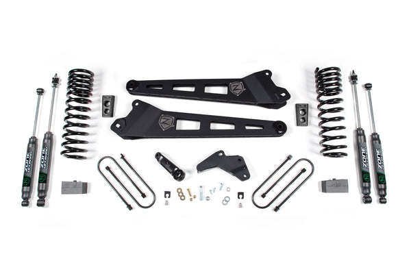 Zone Offroad 13-18 RAM 3500 4.5in Radius Arm Lift System w/ Fox 2.0 Adventure Series Shocks - ZOND136F