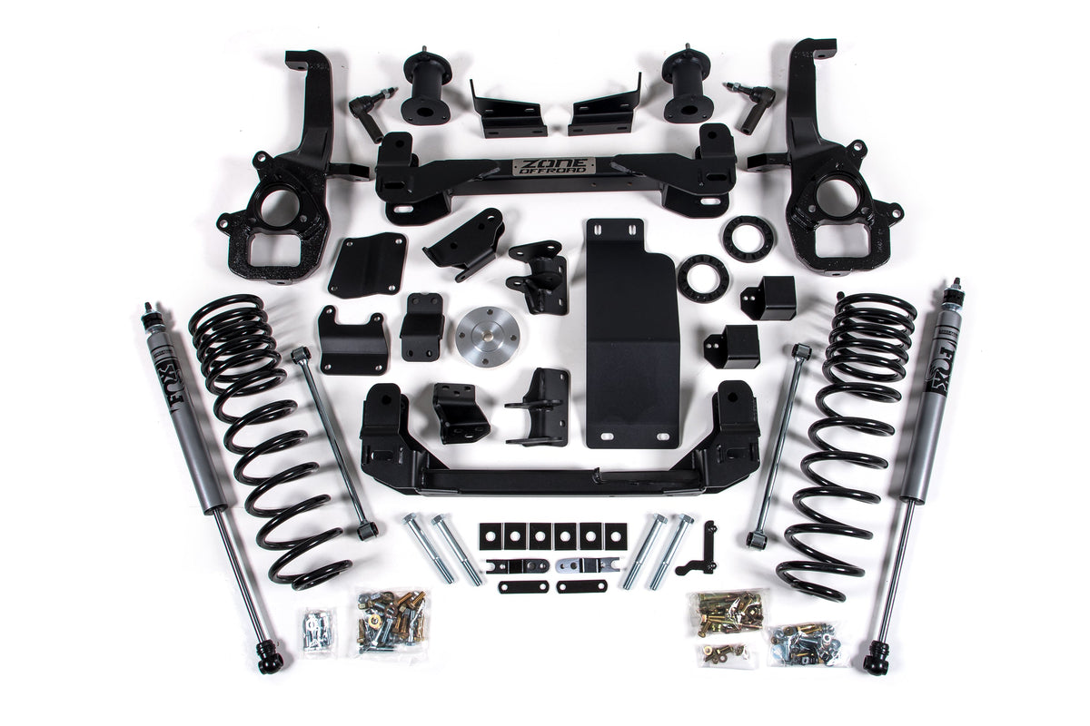 Zone Offroad 20-21 Ram 1500 4WD 4in Front 3in Rear Suspension Lift System - ZOND99N