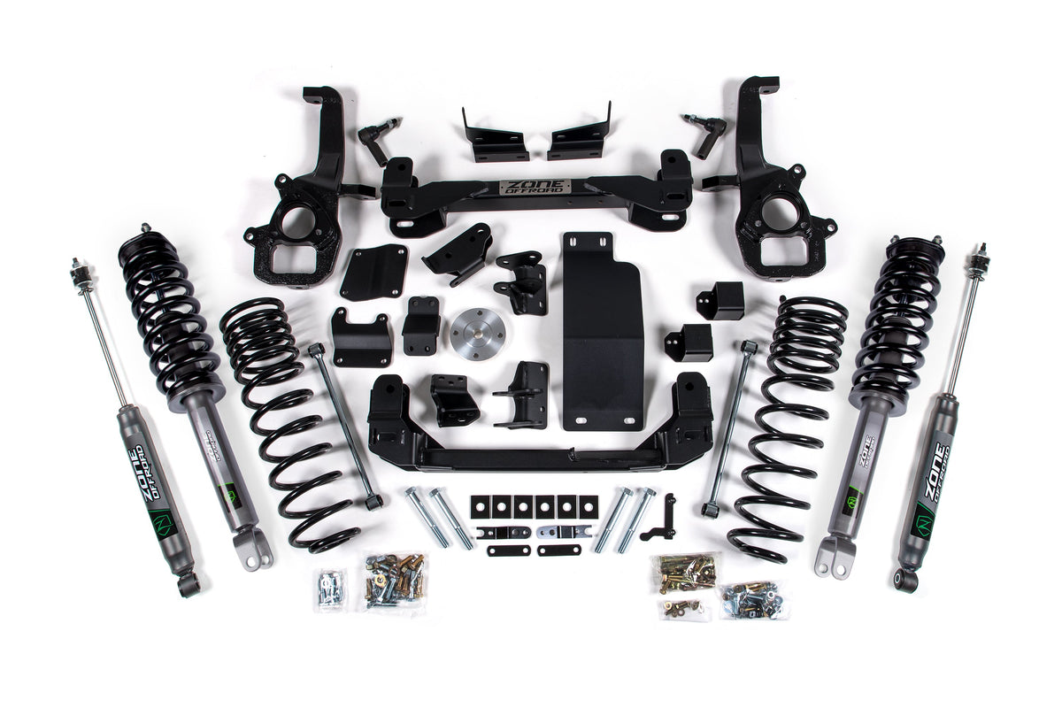 Zone Offroad 19-21 Ram 1500 4WD 6in Front 5in Rear Suspension Lift System w/OE 22in Wheels - ZOND97N