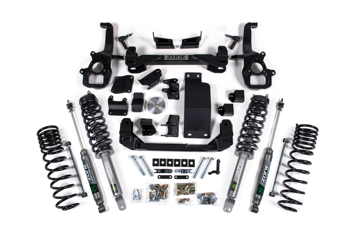 Zone Offroad 20-21 Ram 1500 4WD 4in Front 3in Rear Suspension Lift System - ZOND99N
