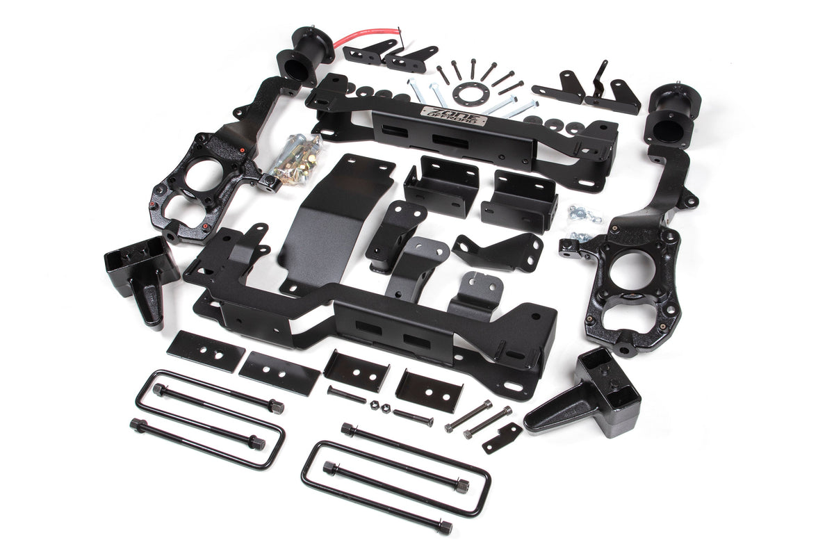 Zone Offroad 21-25 Ford F150 w/ CCD 4wd 6in Suspension Lift Kit 5in Rear - ZONF103