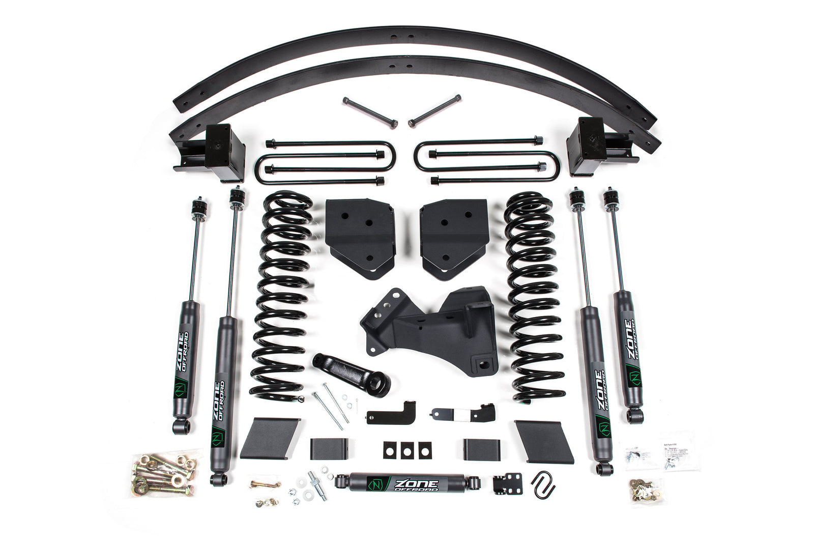 Zone Offroad 17-19 Ford F250/F350 6in Suspension Lift Kit w/ Fox Adventure Series Shocks - ZONF110F