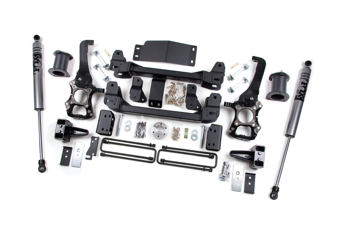 Zone Offroad 2014 Ford F150 4WD 6in Suspension Lift Kit w/ Nitro Shock & Struts - ZONF40LN