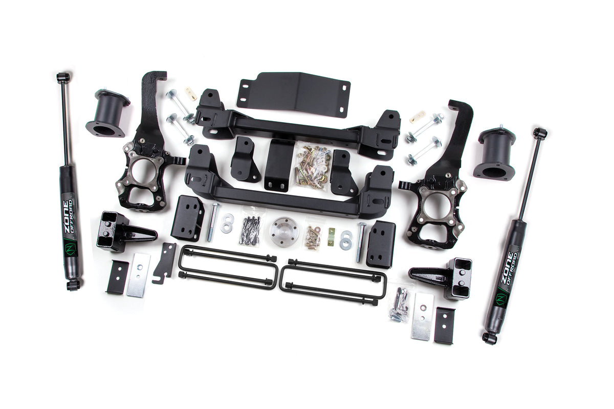 Zone Offroad 2014 Ford F150 4WD 6in Suspension Lift Kit w/ Nitro Shock & Struts - ZONF40LN