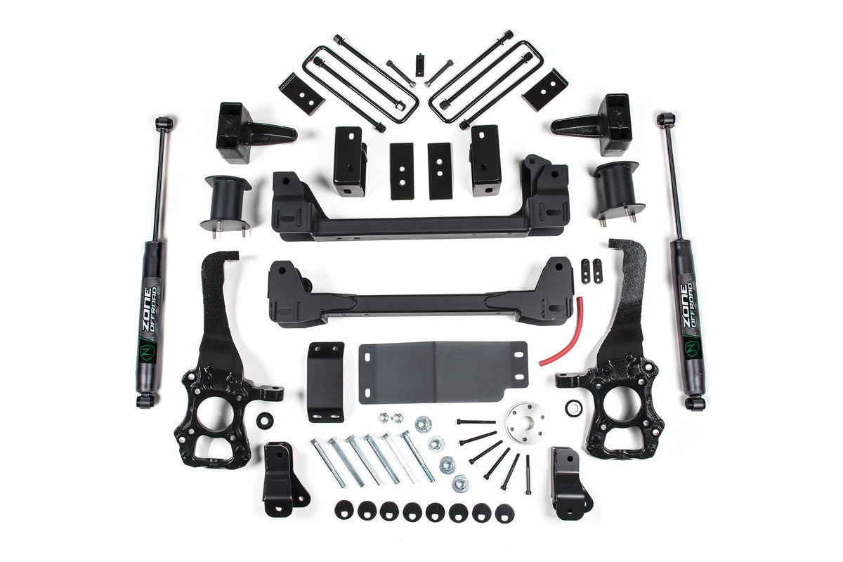 Zone Offroad 15-19 Ford F-150 6in Lift System - Fox Adv Shocks - Gas