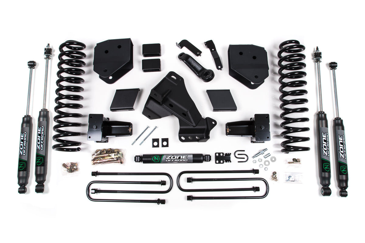 Zone Offroad 2020 F350 Dually 4in Lift Kit - Nitro Shocks - DSL - ZONF71N