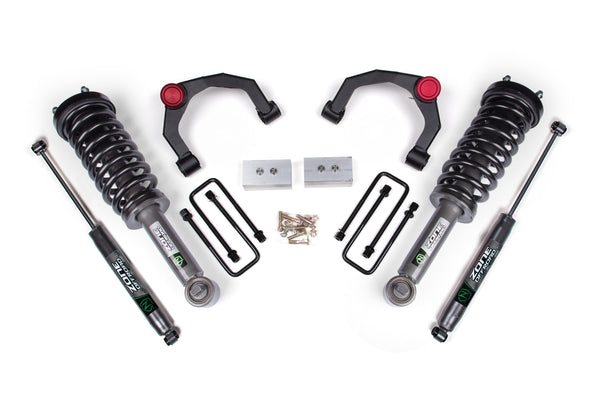15-20 Ford F150 4wd 3in Adv Series Lift Kit w/ Nitro Shocks & Struts - ZONF66LN