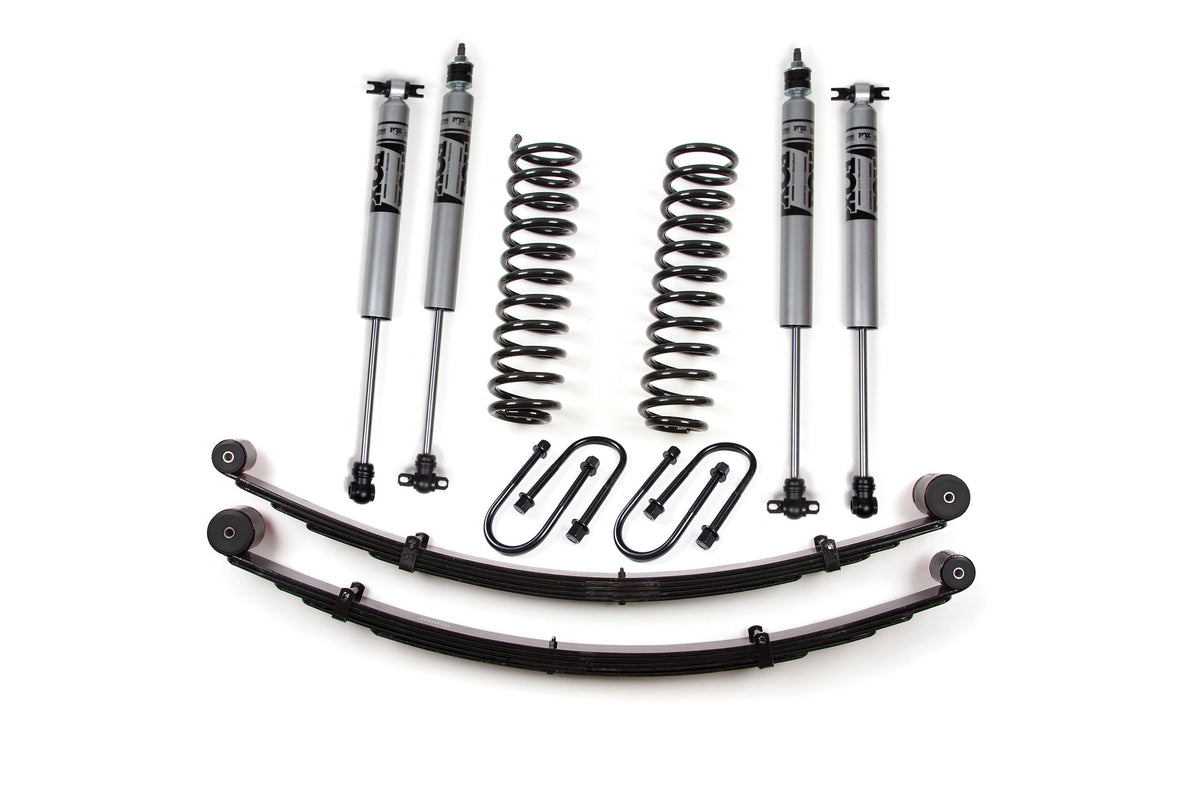 Zone Offroad 84-01 Jeep Cherokee XJ 3in Suspension Kit - Dana 35 Axle - ZONJ22F