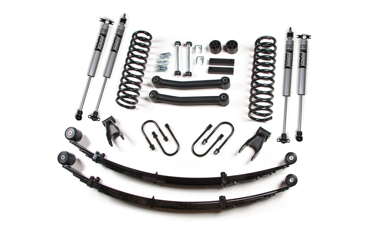 Zone Offroad 84-01 Jeep Cherokee (XJ) 4.5in Lift Kit w/ Rear Springs - ZONJ23F