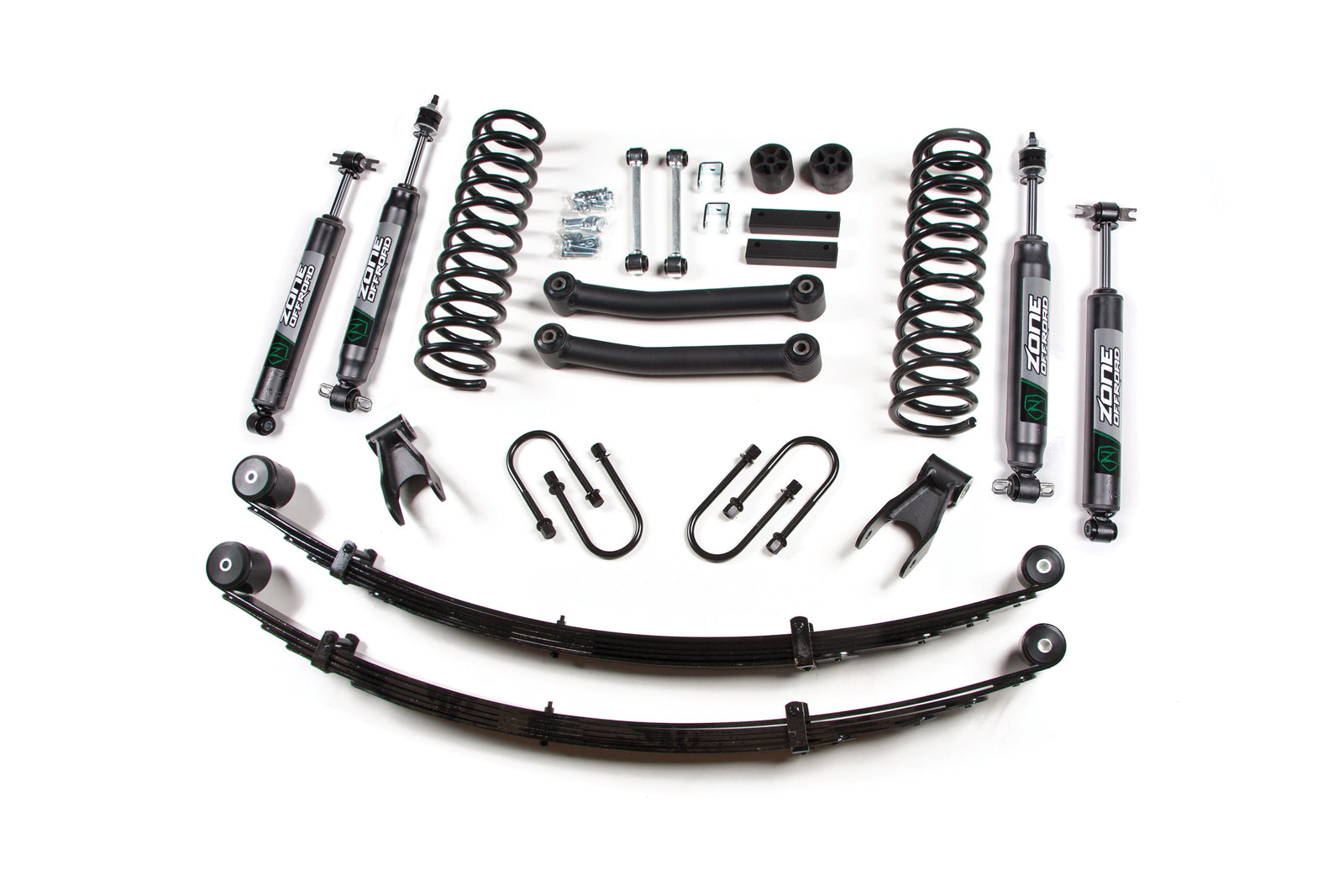 Zone Offroad 84-01 Jeep Cherokee (XJ) 4.5in Lift Kit w/ Rear Springs - ZONJ23F