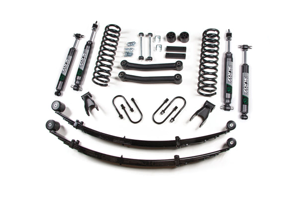 Zone Offroad 84-01 Jeep Cherokee (XJ) 4.5in Lift Kit w/ Rear Springs - ZONJ23F