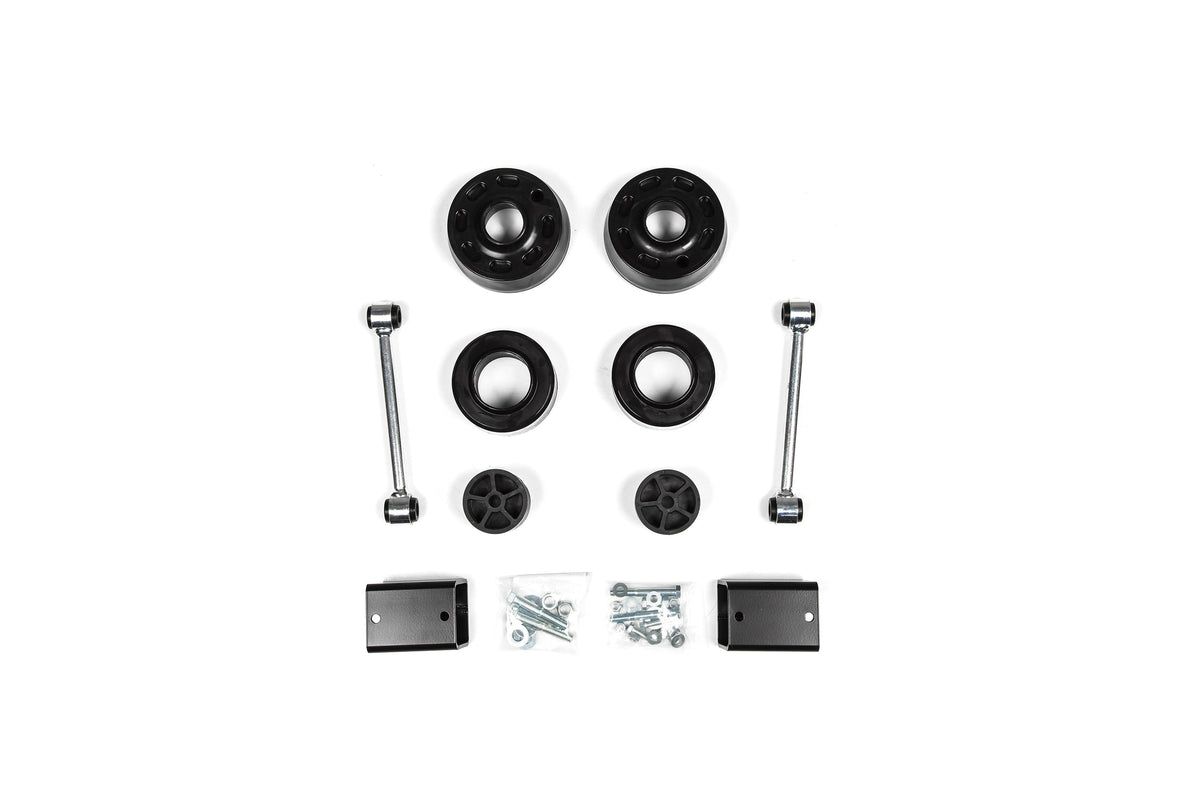 Zone Offroad 18-26 Jeep Wrangler JL 2in Suspension Lift Kit w/ Fox 2.0 Adventure Series Shocks - ZONJ30F