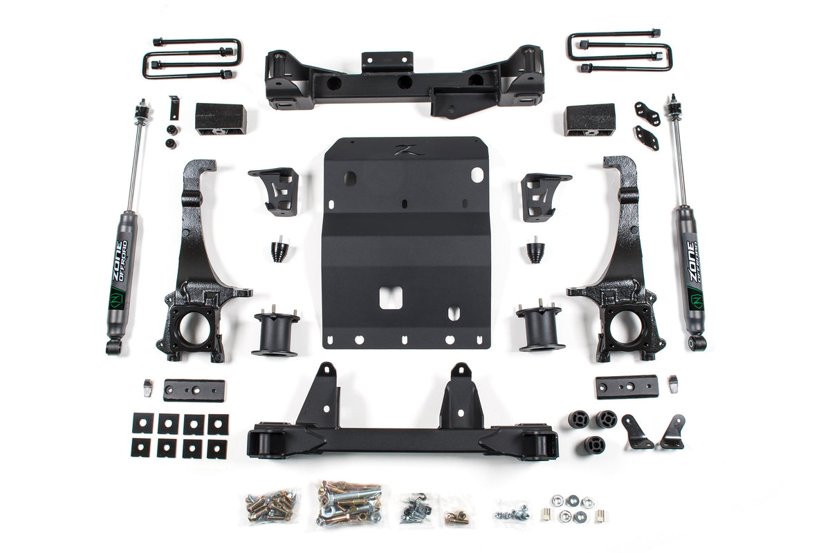Zone Offroad 16-23 Toyota Tacoma 4in Suspension Lift Kit - Fox 2.0 Adv. Series - ZONT8F