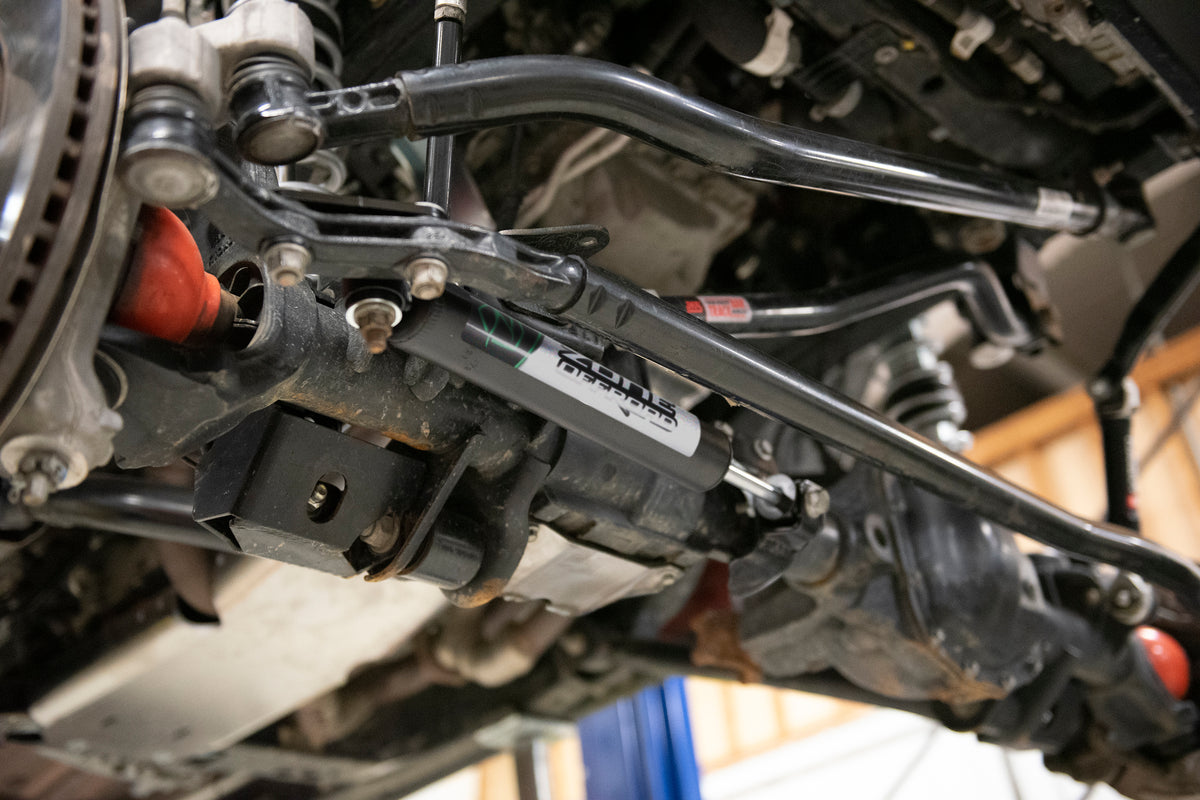 Zone Offroad 18-21 Jeep Wrangler JL/2020 Gladiator JT Single Steering Stabilizer - ZON7420