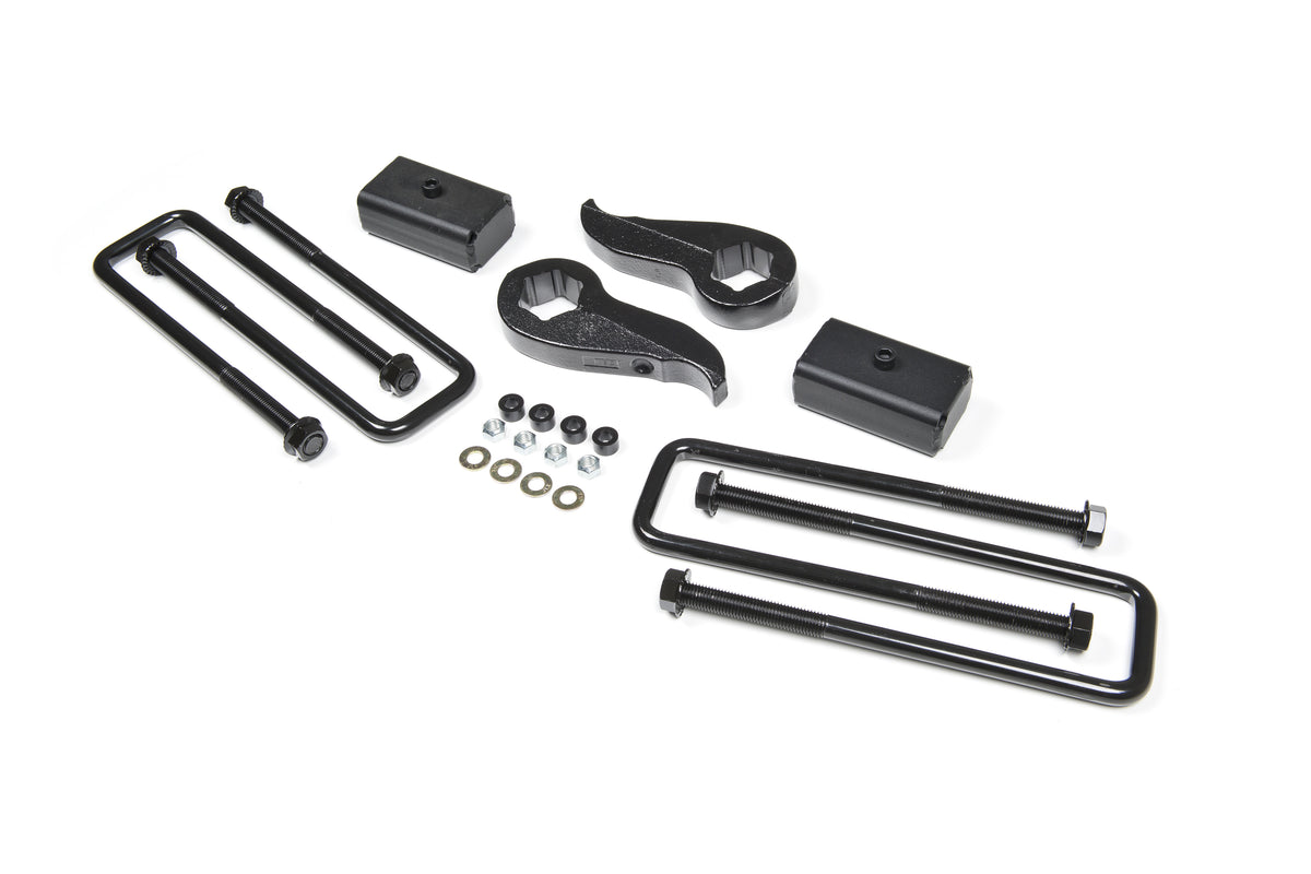 Zone Offroad 11-15 Chevy 2500/3500 HD 2in Torsion Key Lift Kit w/ ovld - ZONC1245