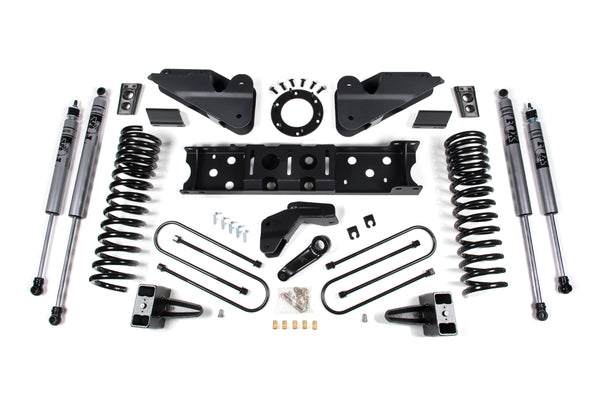 Zone Offroad 2019 Ram 3500 4in Radius Arm Bracket Gas 3in Rear Block w/o Overload - Adventure Shocks - ZOND105F
