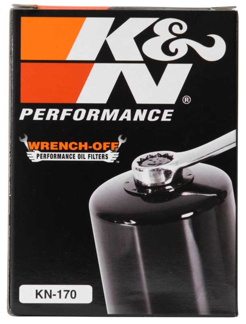 K&N Harley Davidson 3in OD x 4.063in H Oil Filter - KN-170