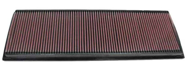 K&N 01 Porsche 911 3.6L F6 Twin Turbo Drop In Air Filter - 33-2189 for 2001-2005 Porsche 911 - front view