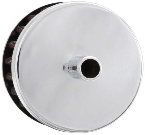 K&N Steel Base Crankcase Vent Filter 0.375in Vent OD x 2in OD x 1.5in Height - 62-1000 by K&N Engineering - front view