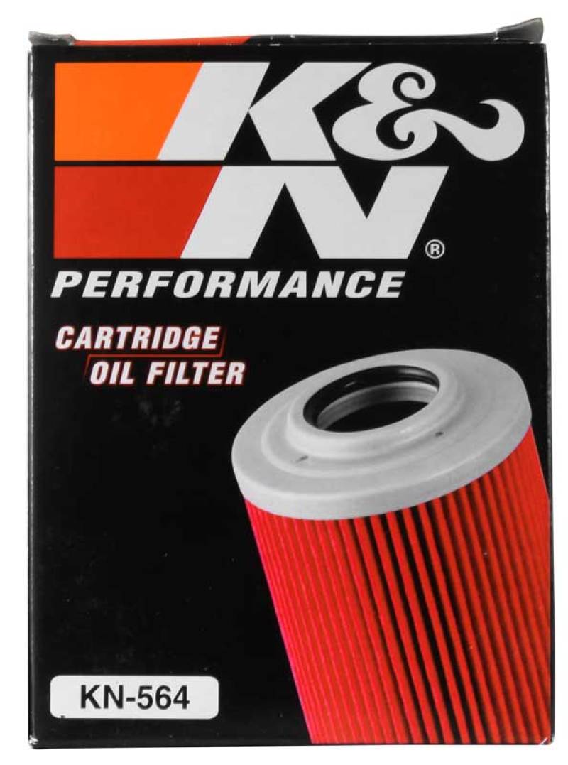 K&N Can/AM Spyder RT 998/ Buell 1125R -2.2219in OD x 0.969in ID x 3.813in H Oil Filter - KN-564