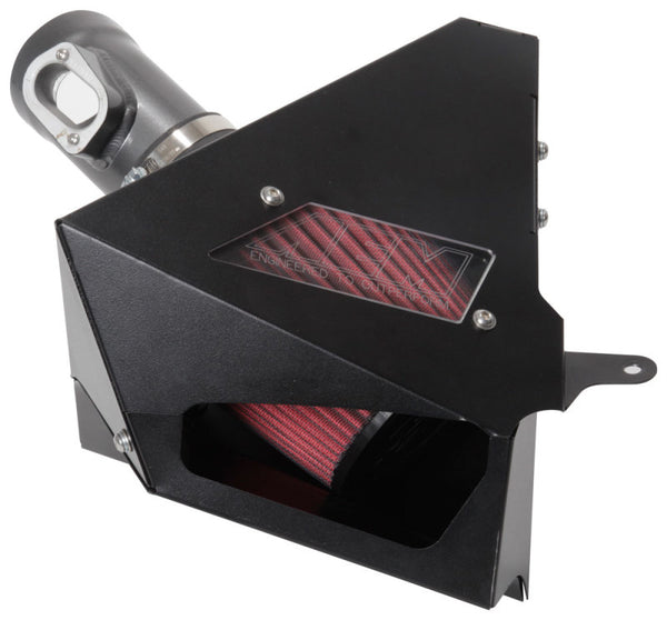 AEM 14-17 Mini Cooper S L4-2.0L F/I Gunmetal Gray Cold Air Intake - 21-839C for 2014-2020 Mini Cooper - front view
