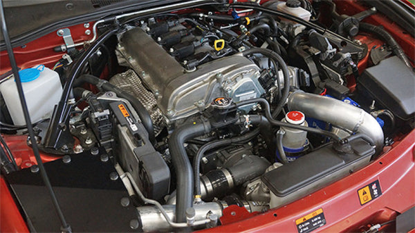 HKS GT2 Supercharger Pro Kit 16-18 Mazda MX-5 SKYACTIV-G 2.0L - 12001-KZ001 for 2016-2018 Mazda MX 5 Miata - front view