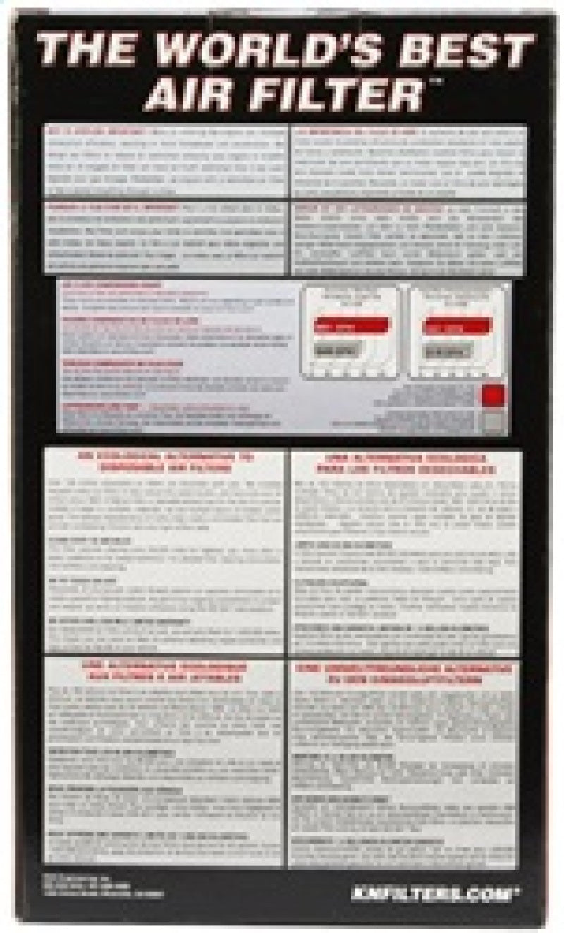 K&N Round Tapered Universal Air Filter 3.5in Flange ID / 5.75in Base OD / 3.75in Top OD / 6in H - RF-1031