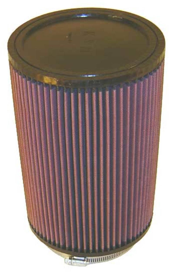 K&N Filter Universal Rubber Filter 5in Flange ID / 6.5in OD / 10in Height - RU-3220 by K&N Engineering - front view