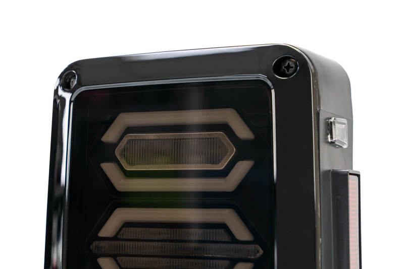 DV8 Offroad 07-18 Jeep Wrangler JK Octagon LED Tail Light - TLJK-02