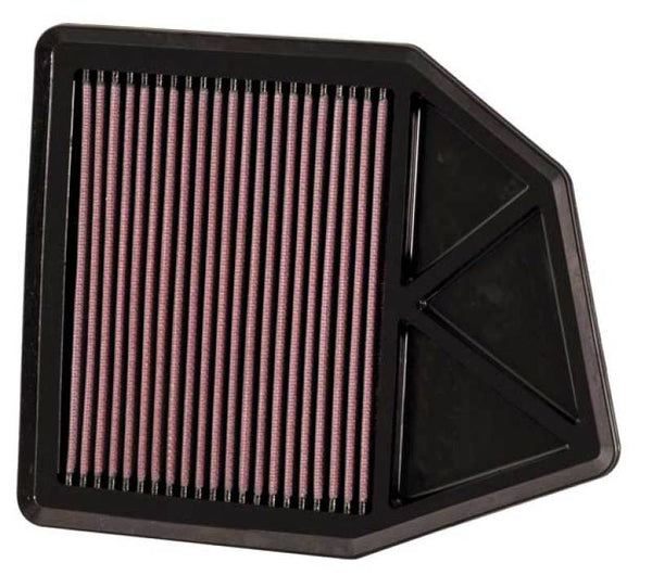K&N 08 Honda Accord 2.4L-L4 Drop In Air Filter - 33-2402 for 2008-2012 Honda Accord - front view