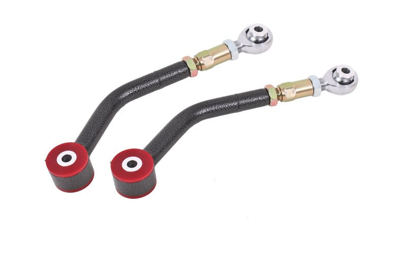 BMR 08-17 Challenger Upper Control Arms On-Car Adj. Rod Ends (Polyurethane) - Black Hammertone - UCA112H