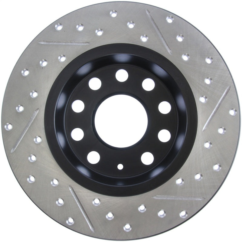StopTech Slotted &amp; Drilled Sport Brake Rotor - 127.33131R