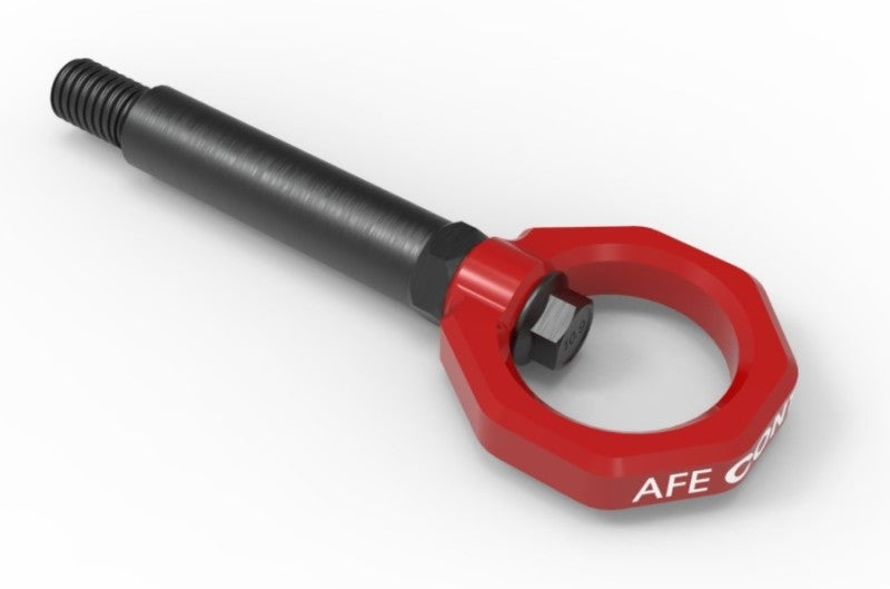 aFe Control Rear Tow Hook Red BMW F/G-Chassis 2/3/4/M - 450-502002-R