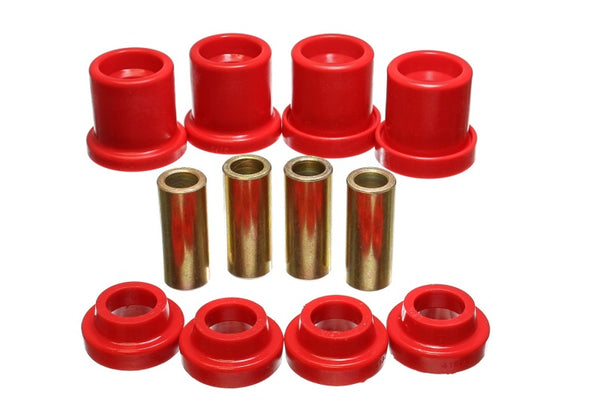 Energy Suspension 90-96 Nissan 300ZX Red Rear Sub Frame Set - 7.4102R for 1990-1996 Nissan 300ZX - front view