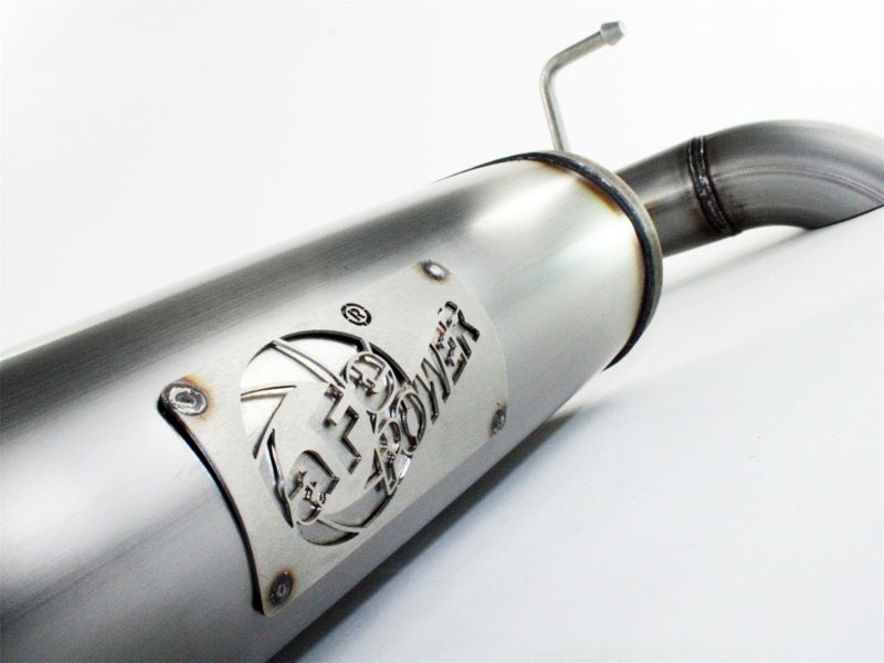 aFe MACHForce XP 07-17 Jeep Wrangler V6-3.6/3.8L 409 SS 2.5in Axle-Back Exhaust - 49-46219